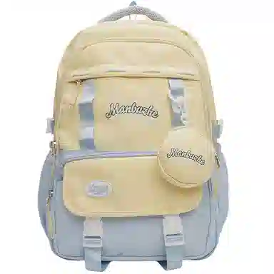 彤彤兔 韩版可爱书包简约 尼龙布 双肩包 常规 男女同款情侣款 多色