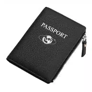 彤彤兔 多功能旅游机票夹 头层牛皮 护照包钱包卡包 男女同款情侣款 大象灰色\粉色\蓝色\绿色\红色\黑色