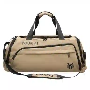 德力熊 休闲简约轻便 牛津布 健身包 男女同款情侣款 黑色桔色卡其色白色黄色军绿色湖蓝色灰色