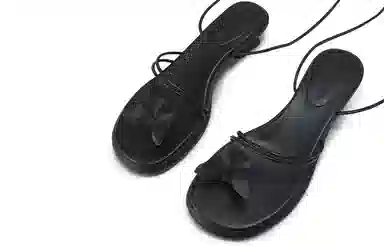 Charles & Keith PU Toe Loop Sandals