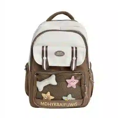 彤彤兔 高颜值简约时尚 尼龙 双肩包 常规 男女同款情侣款 多色