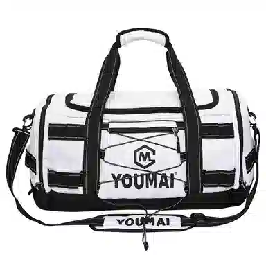 德力熊 短途斜挎包大容量 尼龙布 健身包 男女同款情侣款 黑色\粉色\卡其色\蓝色\黄色\白色\青绿色