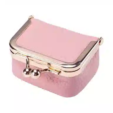 彤彤兔 真皮小巧 头层牛皮 零钱包 女款 黑色/酒红色/橙色/黄色/粉色/蓝色/绿色