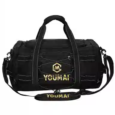 德力熊 短途斜挎包大容量 尼龙布 健身包 男女同款情侣款 黑色\粉色\卡其色\蓝色\黄色\白色\青绿色