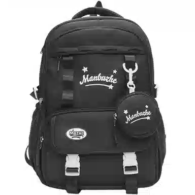 彤彤兔 韩版可爱书包简约 尼龙布 双肩包 常规 男女同款情侣款 多色