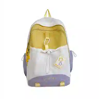 彤彤兔 韩系马卡龙可爱百搭 尼龙 双肩包 男女同款情侣款 多色