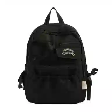 彤彤兔 日系少女学院风百搭可爱蝴蝶结 尼龙布 双肩包 男女同款情侣款 多色