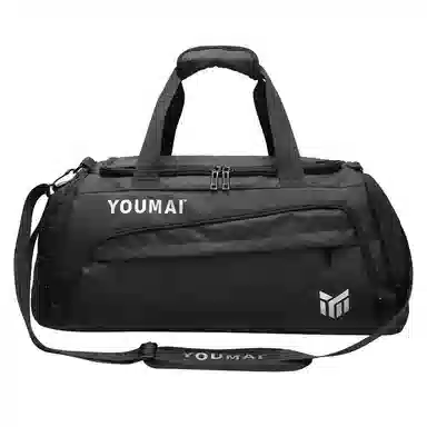 德力熊 休闲简约轻便 牛津布 健身包 男女同款情侣款 黑色桔色卡其色白色黄色军绿色湖蓝色灰色