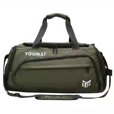 德力熊 休闲简约轻便 牛津布 健身包 男女同款情侣款 黑色桔色卡其色白色黄色军绿色湖蓝色灰色