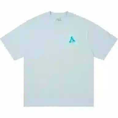PALACE FW24 TRI-FADED T-SHIRT FAINT BLUE LOGOT