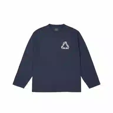 PALACE FW24 P3 LONGSLEEVE NAVY T