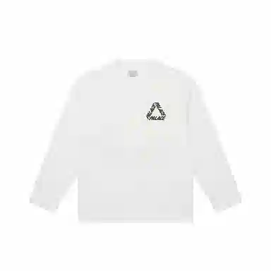 PALACE FW24 P3 LONGSLEEVE WHITE T