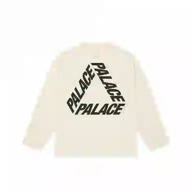 PALACE P3 Longsleeve Soft White