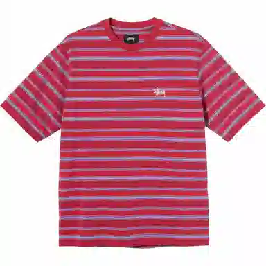 Stussy Retro Loose Stripe Crew Tee