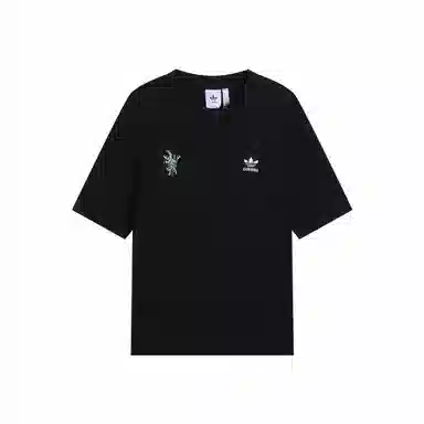 adidas Logo Print T-Shirt Black