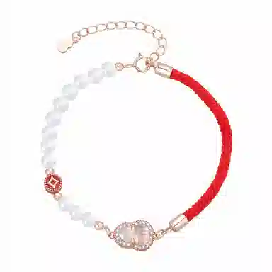 恋朵 时尚新中式 福禄吉祥 葫芦 玉髓 手链 女款