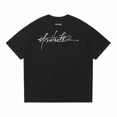 COLDSTONE Embroidered Loose Crewneck T-Shirt