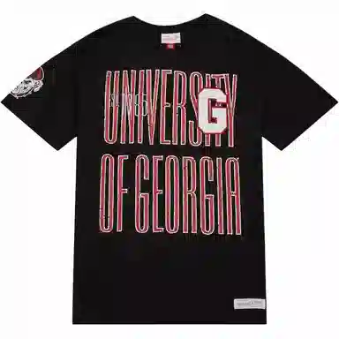 Mitchell & Ness Georgia Bulldogs Team OG Premium Tee Black