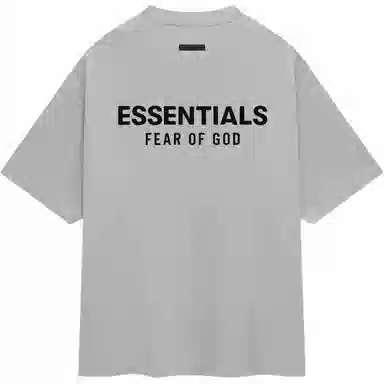 Fear of God Essentials FW24 Holiday Core T-Shirt Light Mist Grey