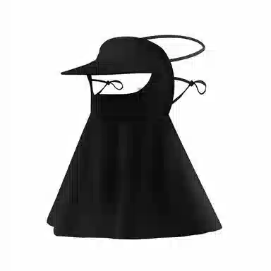 杨同学 【面颈肩一体】夏季冰丝全脸护颈透气防紫外线口罩帽檐脸基尼 聚脂钎维 防晒面罩 女款