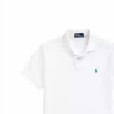 Polo Ralph Lauren Logo Embroidered Polo Shirt White