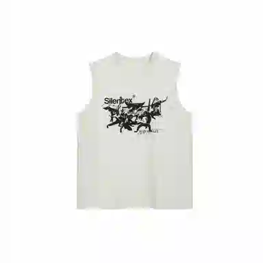 Silentex Fashion Silhouette Sleeveless Tee