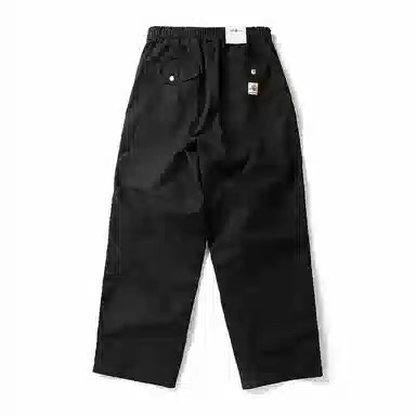 赞仕 日系潮牌立体中腰迷彩宽松直筒休闲长裤工装裤 男女同款