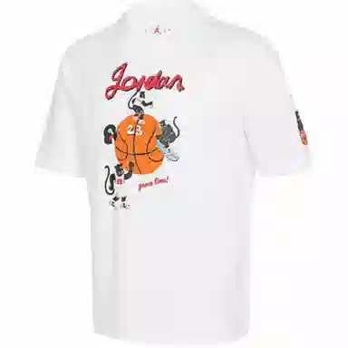Jordan AS M J ARTST 1985 SS TEE 2 GCE logoT