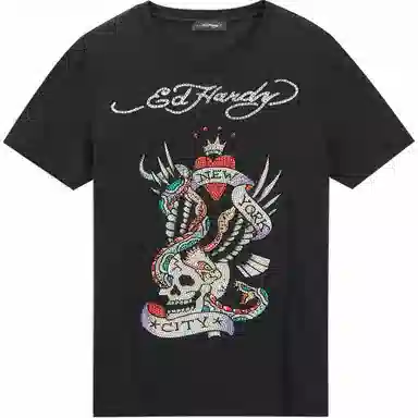 Ed Hardy FW24 Black Tee