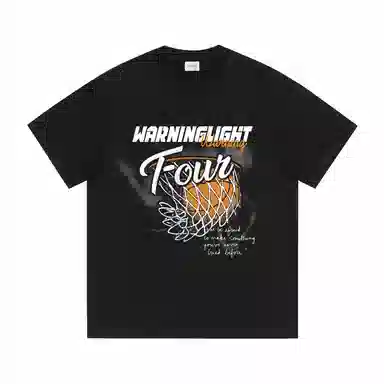 WARNING LIGHT Graphic Print T-Shirt