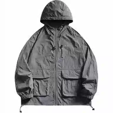 赞仕 美式轻薄工装百搭防紫外线纯色防晒服 男女同款