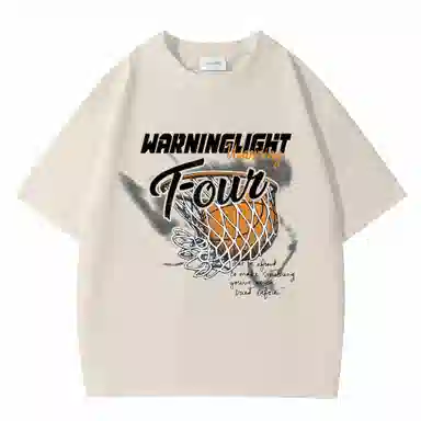 WARNING LIGHT Graphic Print T-Shirt