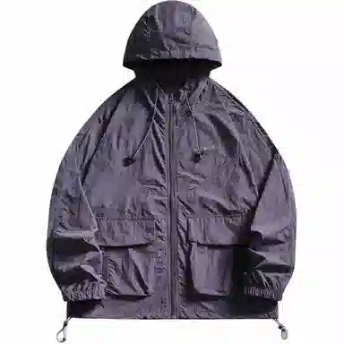 赞仕 美式轻薄工装百搭防紫外线纯色防晒服 男女同款