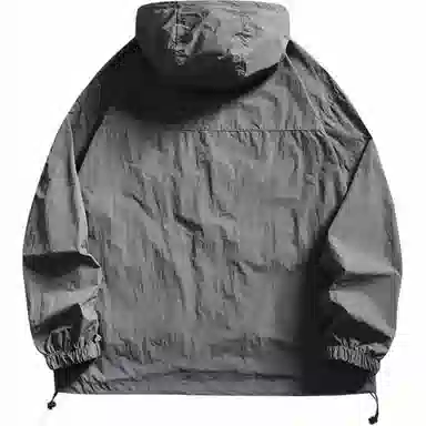 赞仕 美式轻薄工装百搭防紫外线纯色防晒服 男女同款