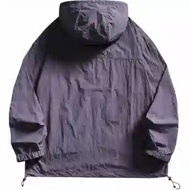 赞仕 美式轻薄工装百搭防紫外线纯色防晒服 男女同款