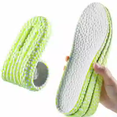 豹了个猫 踩屎感减震高弹 防臭透气全垫 弹力网布 鞋垫 男女同款情侣款