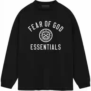 Fear of God Essentials Jersey Long Sleeve Tee Black