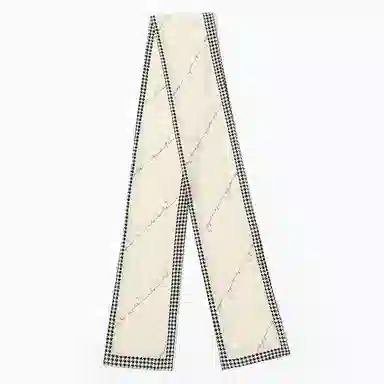 上海故事 春秋韩版潮流气质窄边文艺风西装出行 聚酯纤维 丝巾 女款