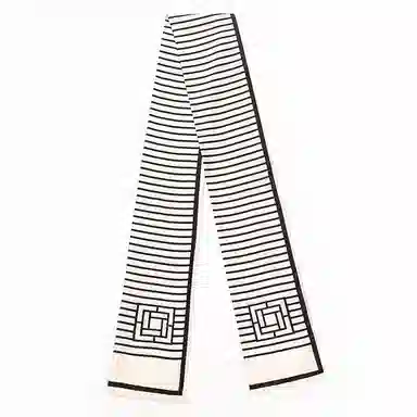 上海故事 春秋韩版潮流气质窄边文艺风西装出行 聚酯纤维 丝巾 女款