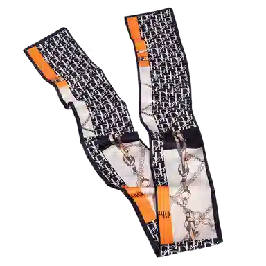 上海故事 春秋韩版潮流气质窄边文艺风西装出行 聚酯纤维 丝巾 女款