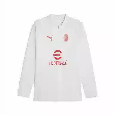 PUMA AC Milan Long Sleeve Tee White