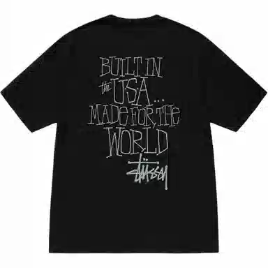 Stussy FW24 BUILT IN USA TEE PIGMENT DYED logoT