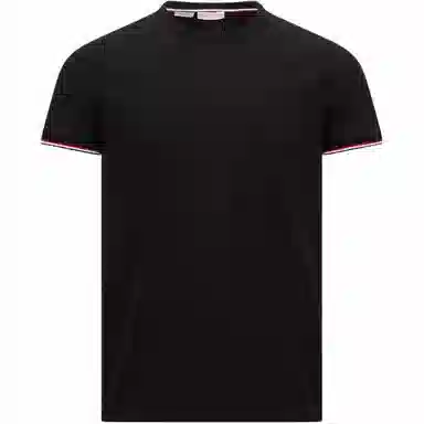 Moncler 3-Color Trimmed Cotton T-Shirt T