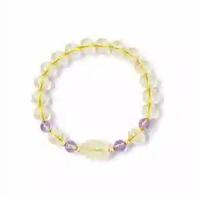 阿梵尼 九紫离火招财貔貅 梦幻可爱招桃花 旺人缘浪漫甜蜜百搭高级感 #好运天然 黄水晶 手串 女款