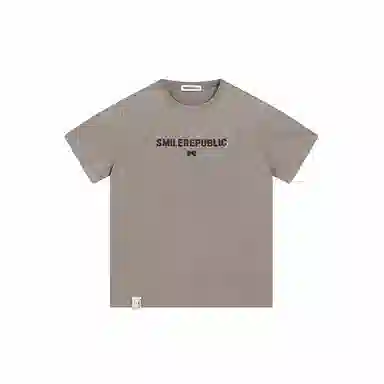 SMILEREPUBLIC WASHED HALF SLEEVE T