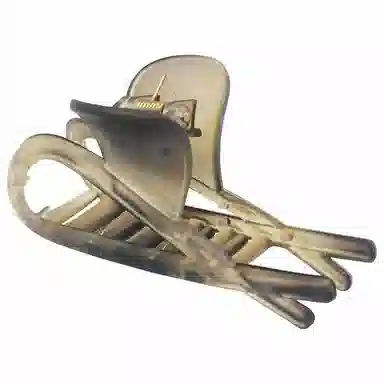 简应舒 磨砂抓夹后脑勺鲨鱼夹抓头发简约 亚克力 发夹 女款