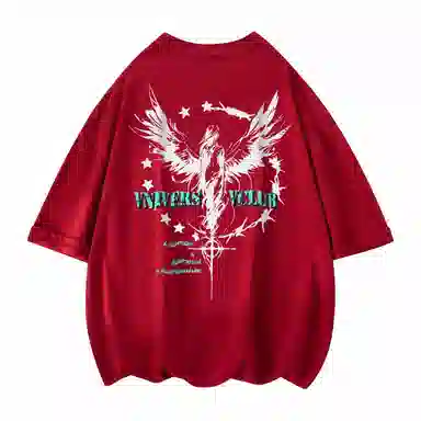 VniVerseVClub Loose Fit Crew Neck T-Shirt