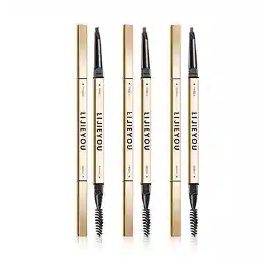 丽洁悠 小金条眉笔双头极细自然立体 防水防汗