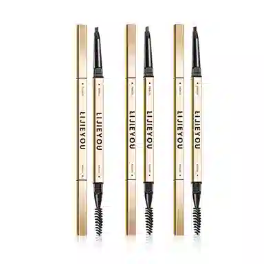 丽洁悠 小金条眉笔双头极细自然立体 防水防汗