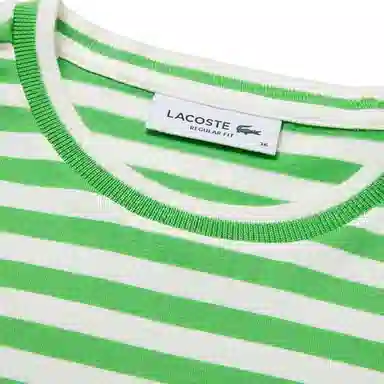 Lacoste Striped Crewneck T-Shirt